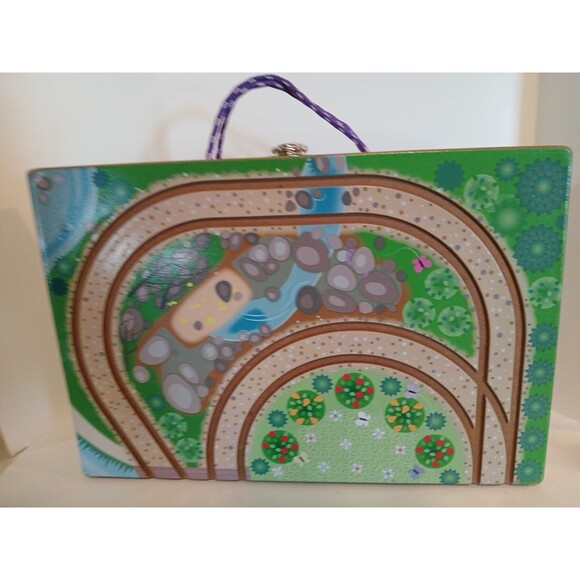 Melissa &Doug Take-Along Kingdom & Case Partial Missing A Few Pieces Super Nice - Picture 5 of 16